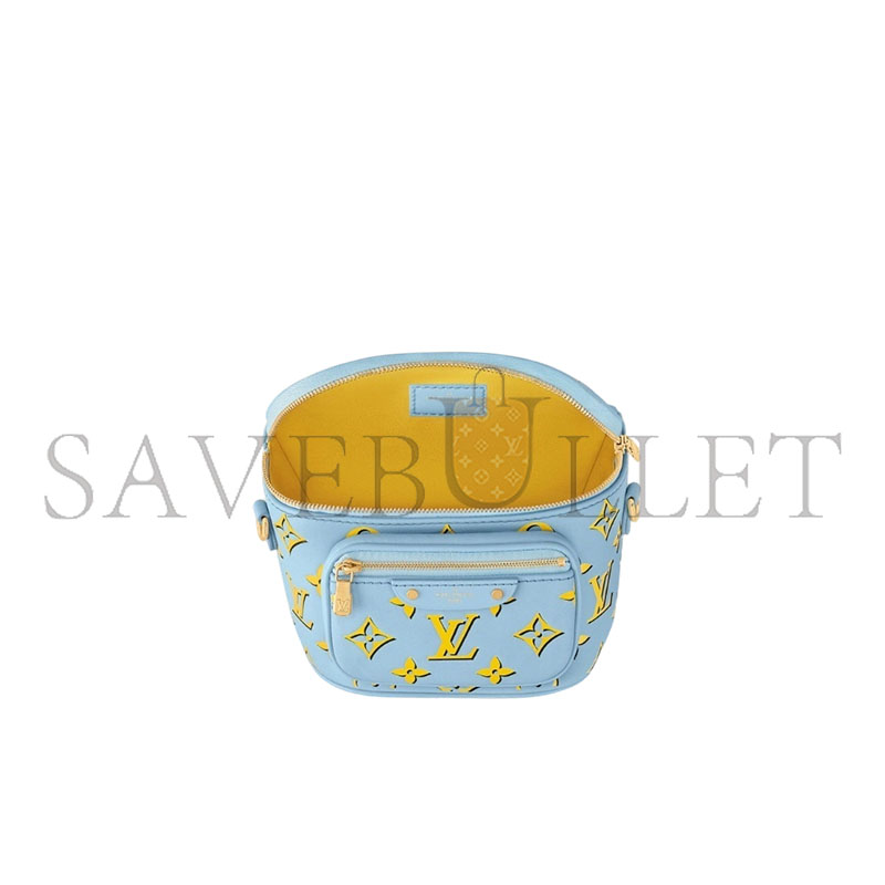 LOUIS VUITTON MONOGRAM EMPREINTE MINI BUMBAG M83694 (17*12*9.5cm)